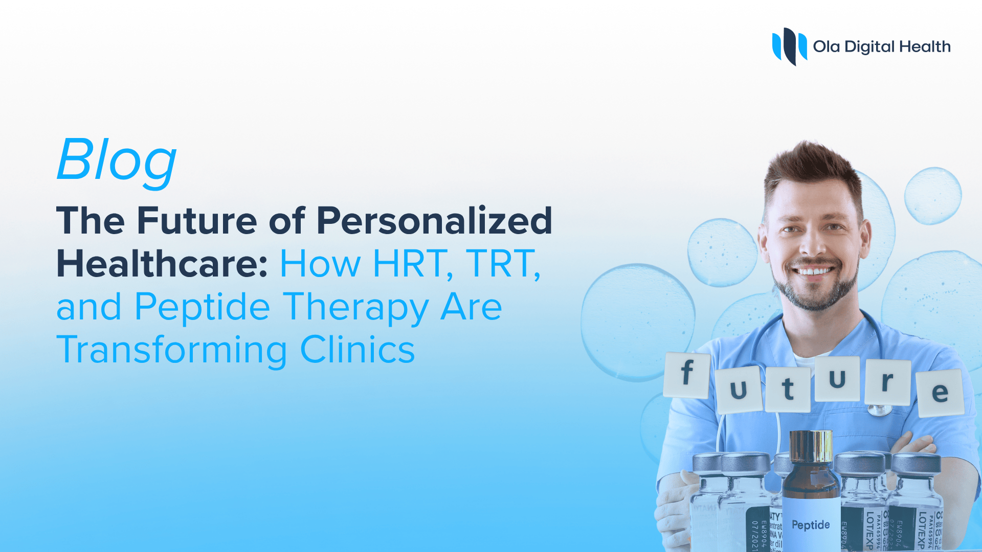 The Future of Personalized Healthcare: How HRT, TRT, and Peptide Therapy Are Transforming Clinics